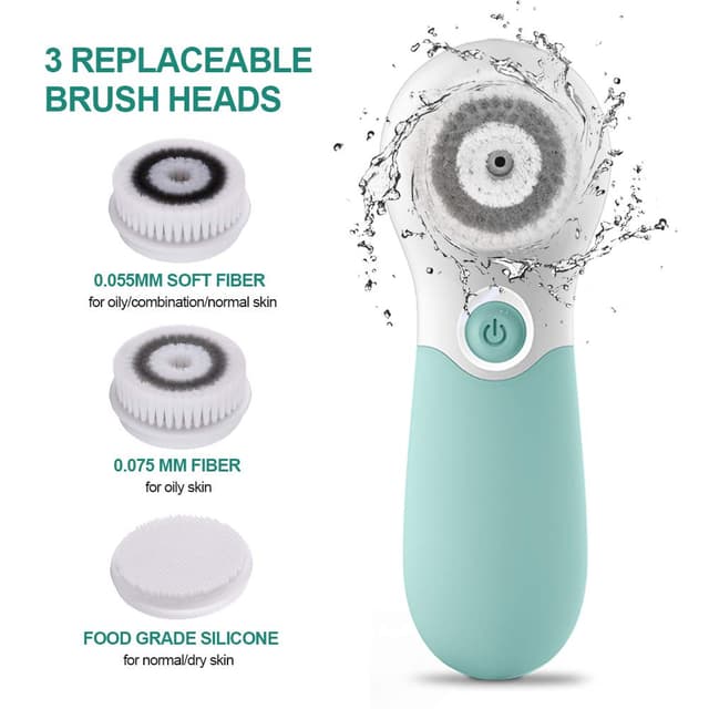 Detalle de TOUCHBeauty Facial Cleansing Brush 3 heads