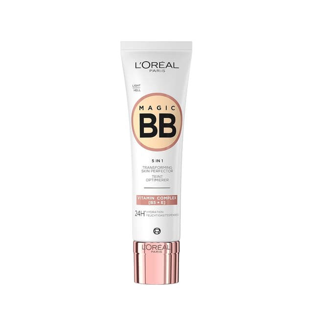 Detalle de L'Oréal Paris Magic BB Teint Optimierer getönte Tagescreme Nr. 02 Light (Hell) – 30 ml für 24h Feuchtigkeit