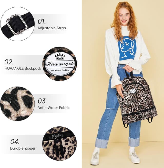 Thumbnail 4 de HUA ANGEL Mochila Deportiva Cordón Gymsack