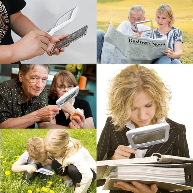 Thumbnail 5 de Magnifying Glass with Light 4x LED