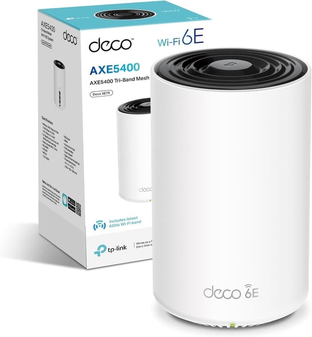 Imagen de TP-Link Deco XE75 AXE5400 Mesh Wi‑Fi System en OfertitasTOP