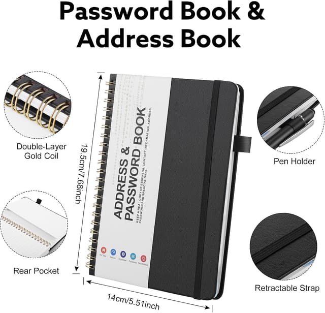 Detalle 2 de Thboxes Password Book 128 pages 📒