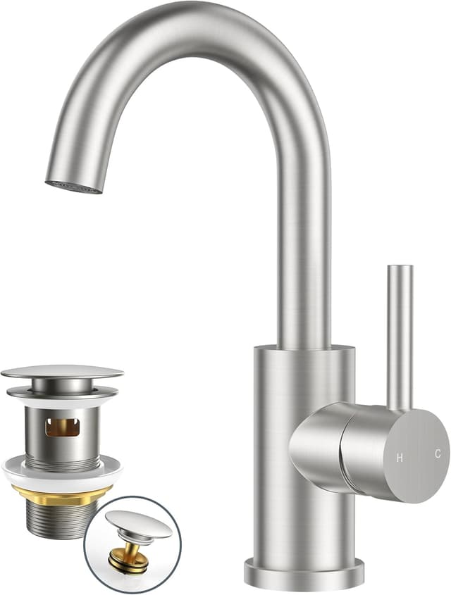 Detalle de FORIOUS Wasserhahn Bad mit 360° Drehung