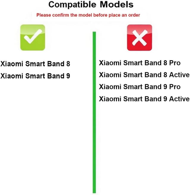 Detalle 2 de BYISYUE Silicone Replacement Band for Xiaomi Smart Band 8/9/10 – TPU sport watch strap