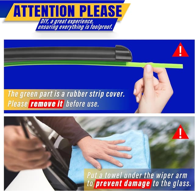 Thumbnail 6 de Tesla Model 3/Y Replacement Wiper Blades 26"/19"