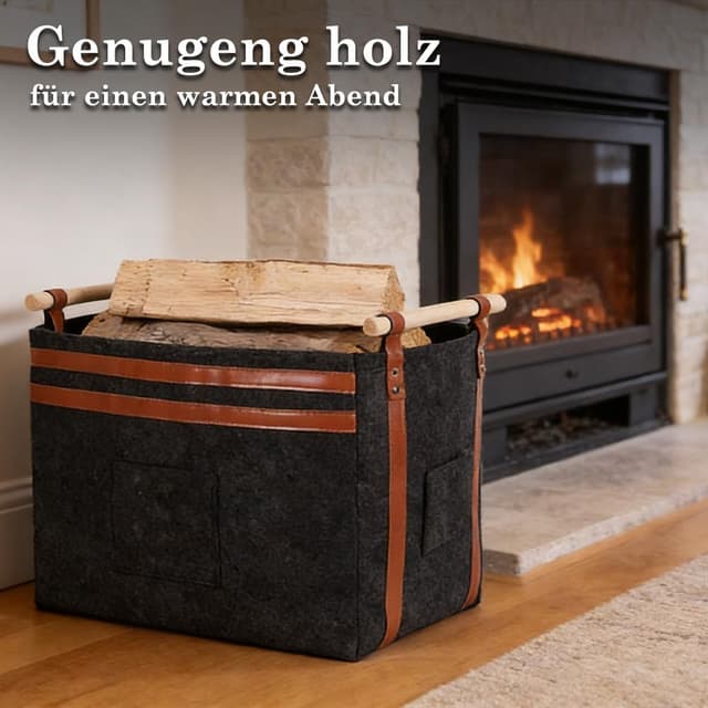 Thumbnail 6 de Diurwur Holzkorb 60L Kaminholz