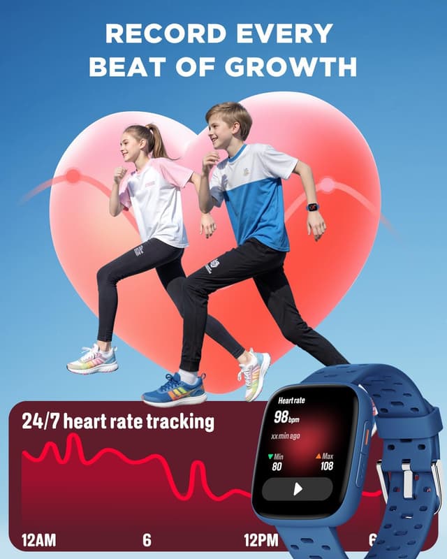 Thumbnail 4 de BIGGERFIVE Kids Smart Watch 1.8" AMOLED