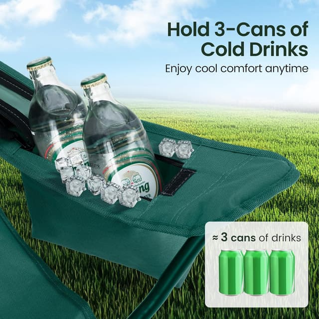 Thumbnail 4 de ALPHA CAMP camping chair set of 2