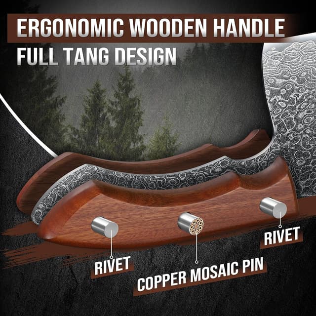 Detalle de DRAGON RIOT Hackmesser 60 HRC