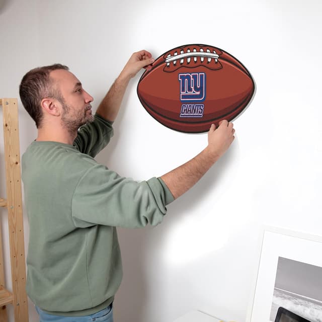Detalle de Iconic Puzzles New York Giants – Puzzle en bois 270 pièces (taille M), logo NFL sous licence officielle