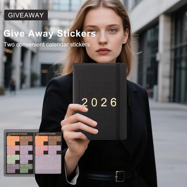 Detalle 2 de Agenda diaria 2026 A5 día por página