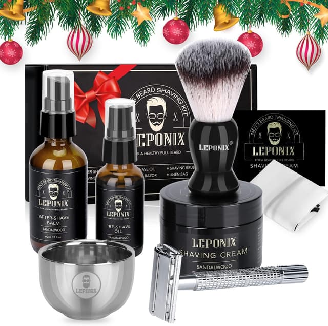 Detalle de Shaving kit for men with 7 essentials