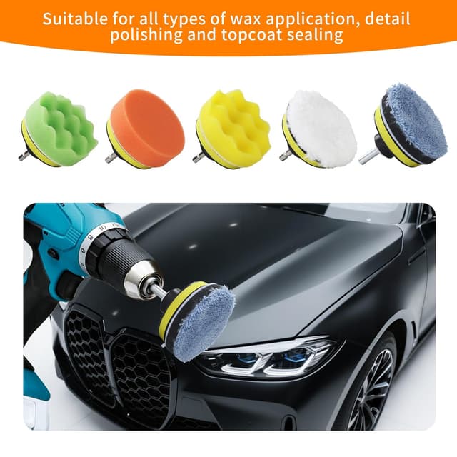 Thumbnail 5 de 28‑teiliges 80mm Polierschwämme Set Auto