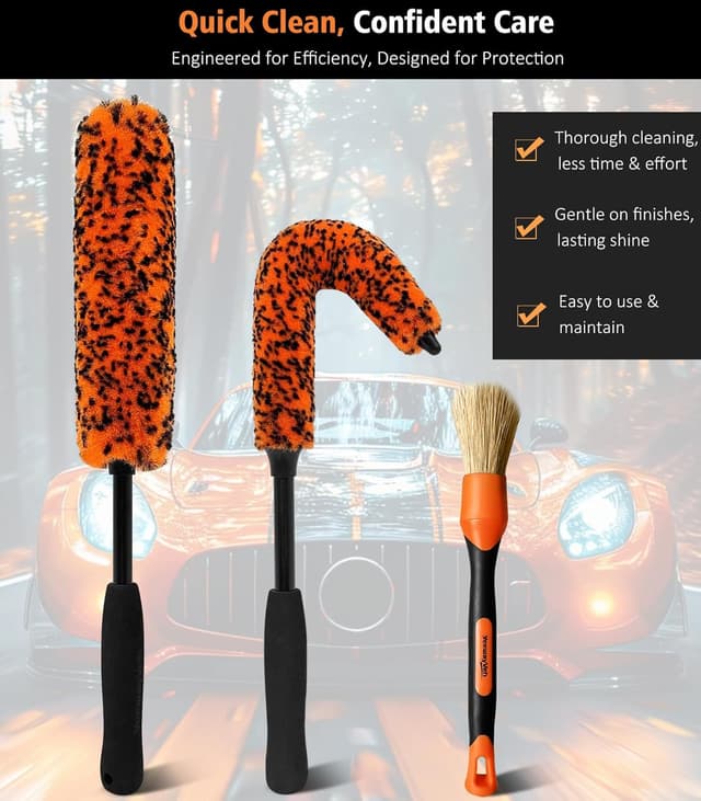 Thumbnail 6 de YeewayVeh 3PCS Wheel Brush Kit