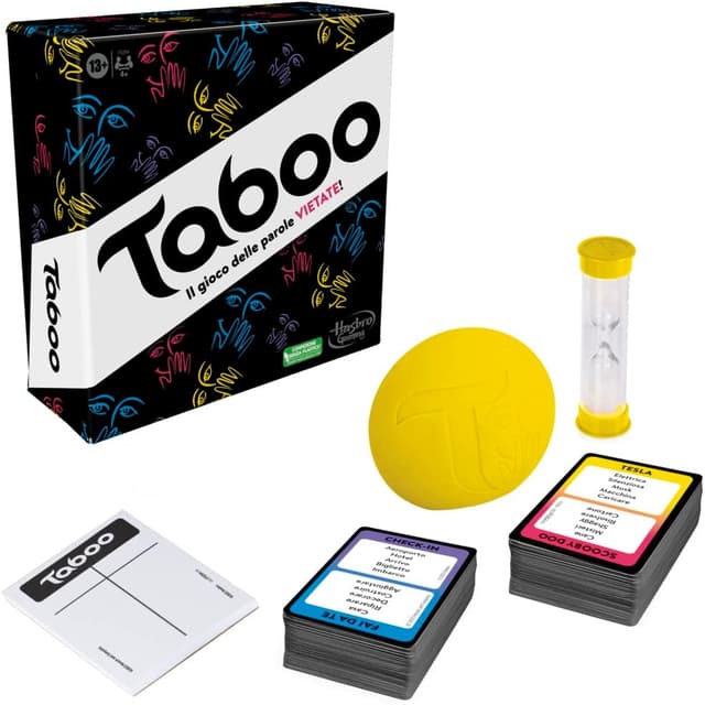 Detalle de Hasbro Taboo classico: gioco di società con parole da indovinare per adulti e adolescenti (4+ giocatori, 13+)