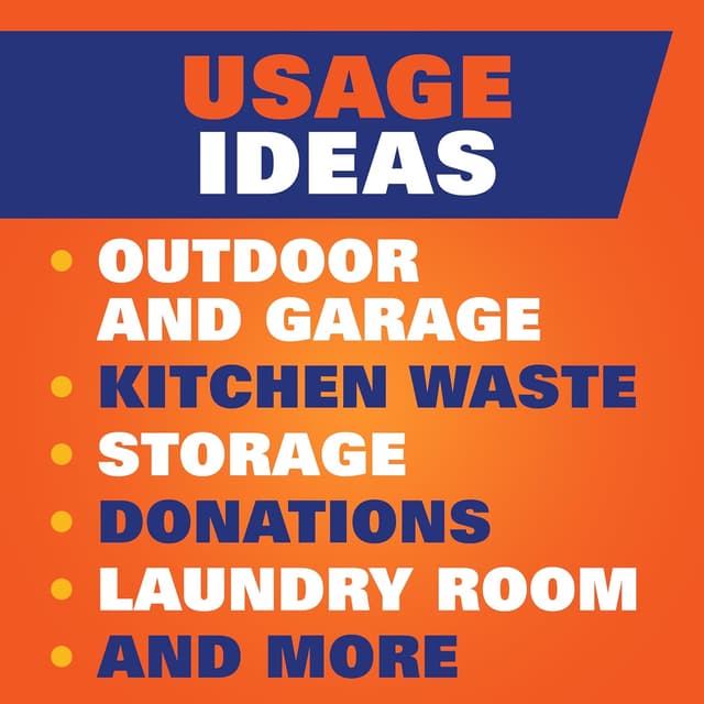 Thumbnail 6 de Hefty Ultra Strong 30 Gallon Trash Bags (50 Count) — Multipurpose Large Drawstring Liners in Black, Fabuloso Scent