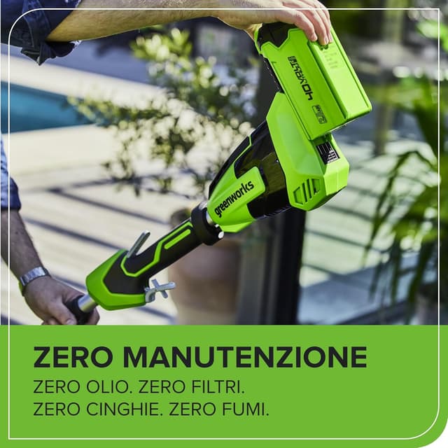 Thumbnail 6 de Greenworks G40PHA tagliasiepi a asta con albero divisibile e testa rotante fino a 125°