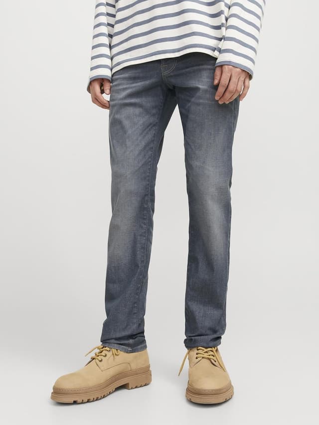 Detalle 2 de Jeans uomo JACK & JONES Jjiglenn Jjicon 619 NOOS a 5 tasche con comfort stretch