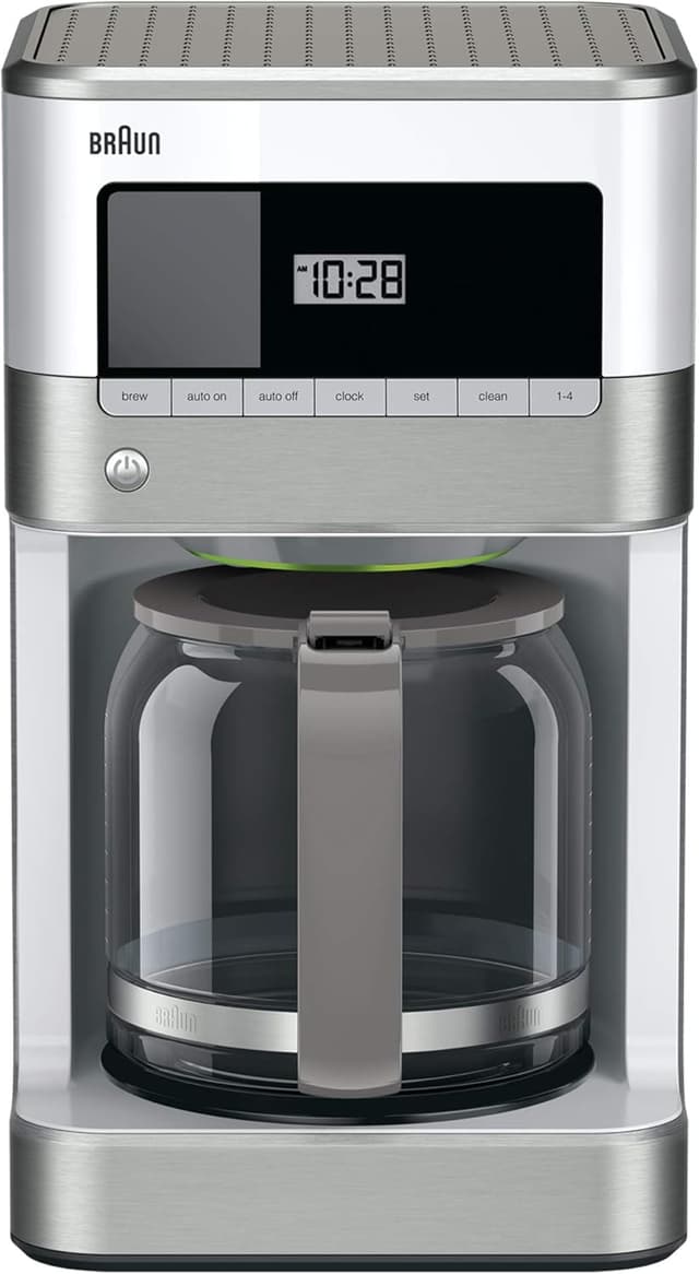 Detalle de Braun BrewSense KF6050WH Drip Coffee Maker (White)