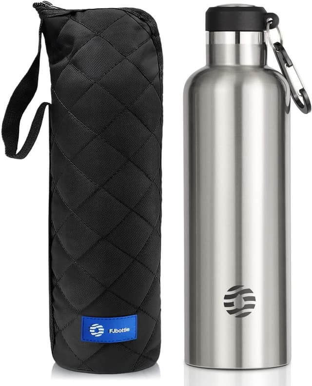 Detalle de FEIJIAN stainless steel vacuum water bottle (leak-proof, BPA-free) – 750ml/1000ml sports flask