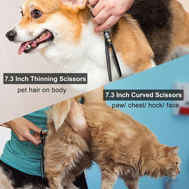 Thumbnail 5 de CIICII Dog Grooming Scissors Kit 7 inch