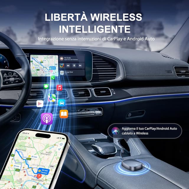 Detalle 2 de kacylzom Carplay Wireless Adapter 800+ Modelle