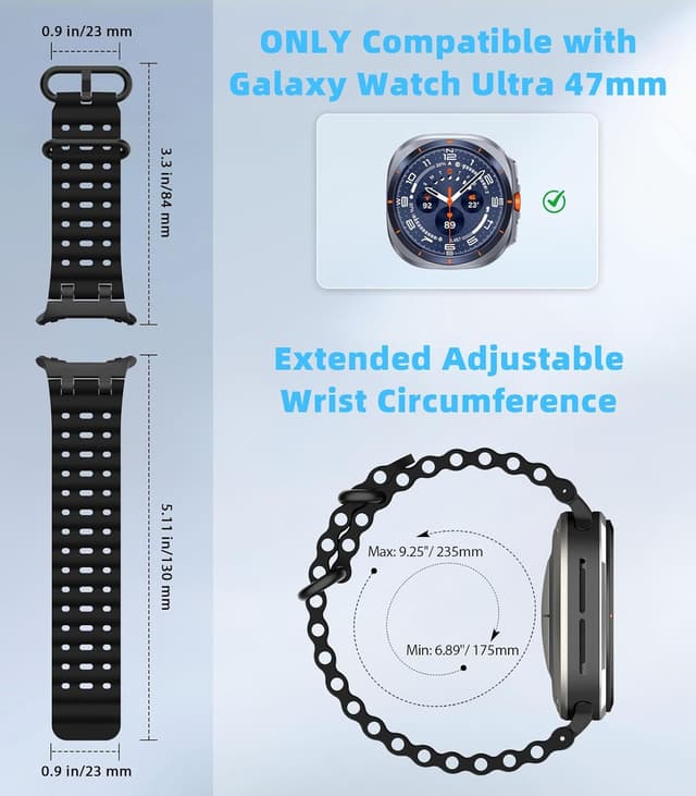 Detalle 2 de MoKo Galaxy Watch Ultra strap 47mm
