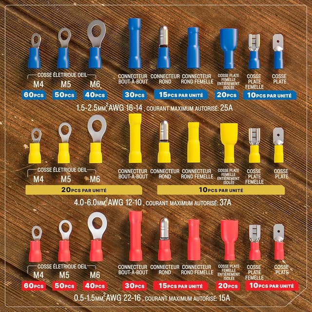 Thumbnail 3 de BAURIX Pince à sertir 700 cosses 0,50–6,00 mm²