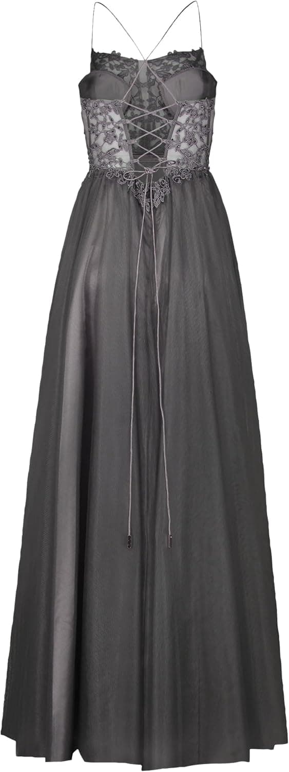Detalle 1 de Vera Mont Damen Abendkleid mit Stickerei Maxi