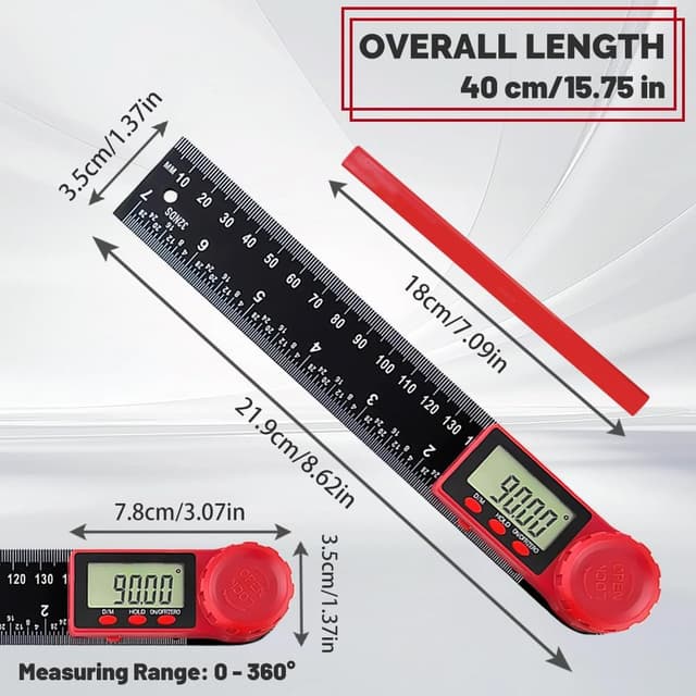 Thumbnail 1 de Flintronic Rapporteur D'angle Numérique 7in