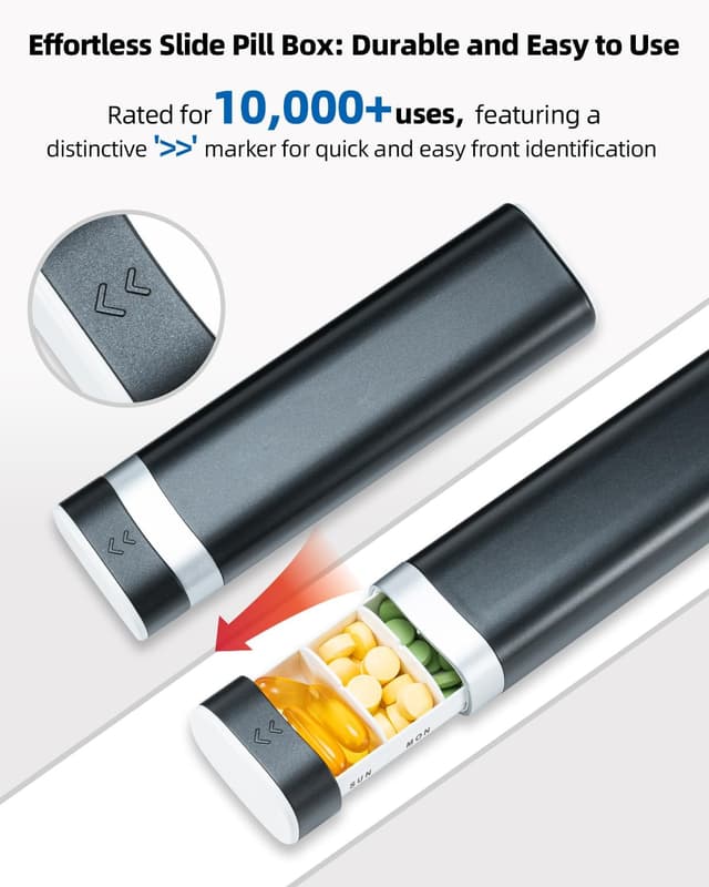 Thumbnail 4 de Betife 7-day pill organiser for travel