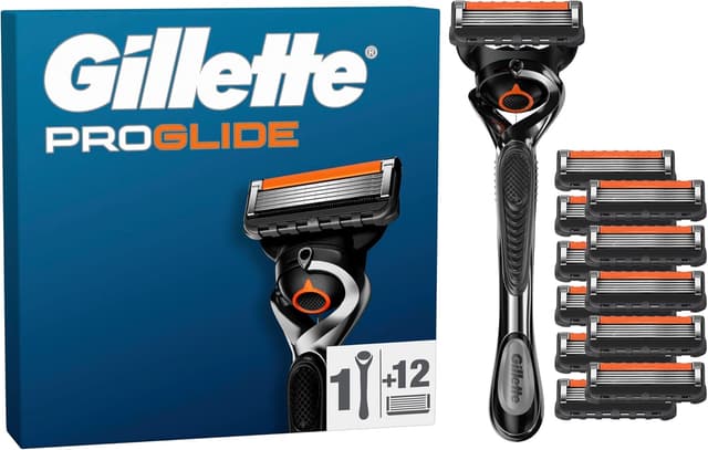 Detalle de Gillette ProGlide Men’s Razor with 12 Blades and 5 anti-friction blades