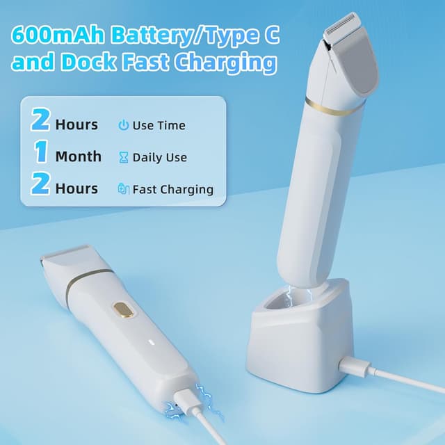 Thumbnail 5 de Rasuradora 5 en 1 para Mujer, cuerpo/rostro 🪒 IPX7