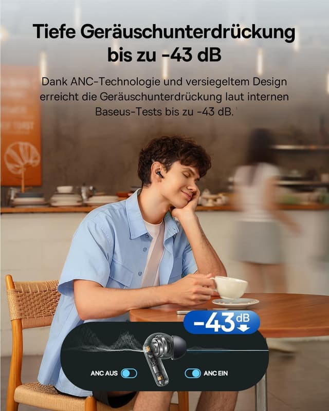 Thumbnail 1 de Baseus EP10 NC Noise Cancelling 41 h