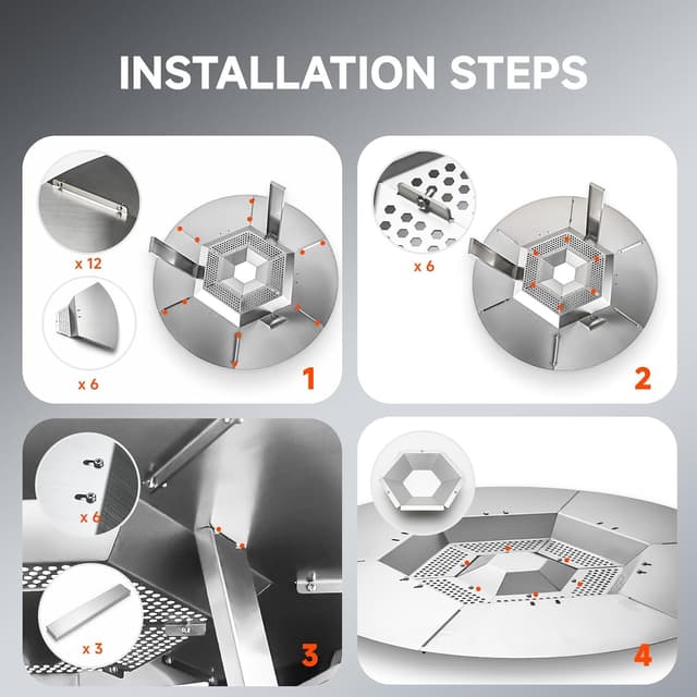 Thumbnail 5 de Solo Stove Bonfire Heat Deflector 19.5"