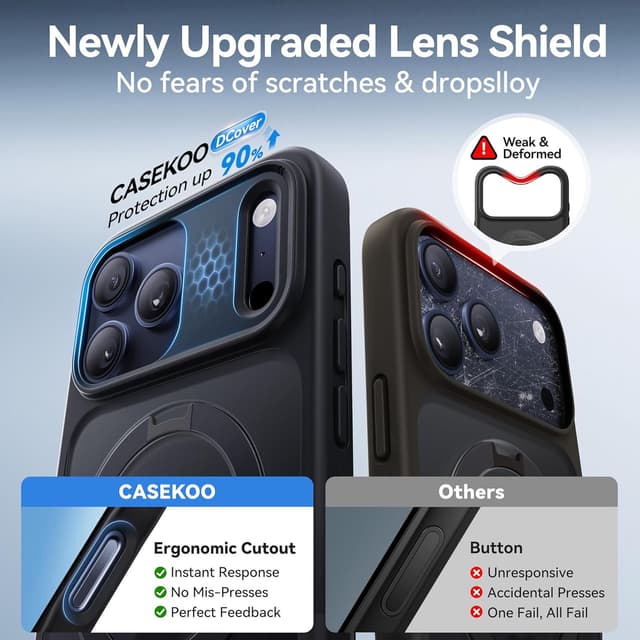 Thumbnail 4 de CASEKOO Ultra-Magnetic Stand for iPhone 17 Pro Max 6.9"