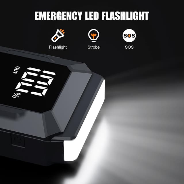 Thumbnail 5 de Povasee 5000A Starthilfe Powerbank für 12V Fahrzeuge