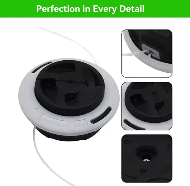 Detalle 2 de LZEXIN Trimmer Head for Stihl Autocut C26-2 compatible models (2-pack) – bump feed strimmer spool