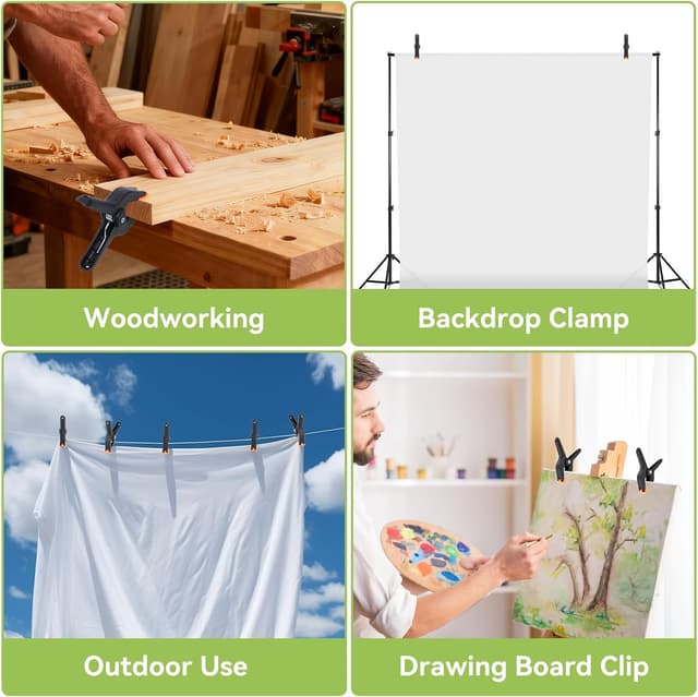 Thumbnail 6 de OTraki 8 Pezzi Fermagli a Molla 4 Pollice