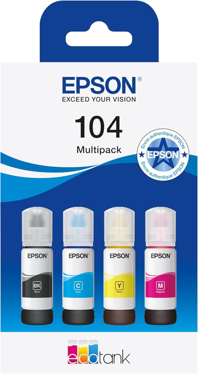 Detalle de Epson EcoTank 104 Bouteilles d'encre 65 ml