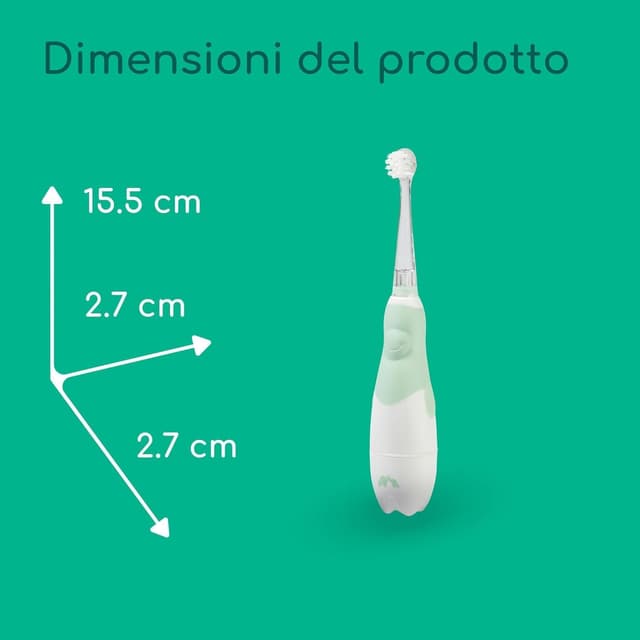 Thumbnail 6 de Bebeconfort Spazzolino Elettrico Bambini da 18 mesi con 8 testine, timer smart e luci LED