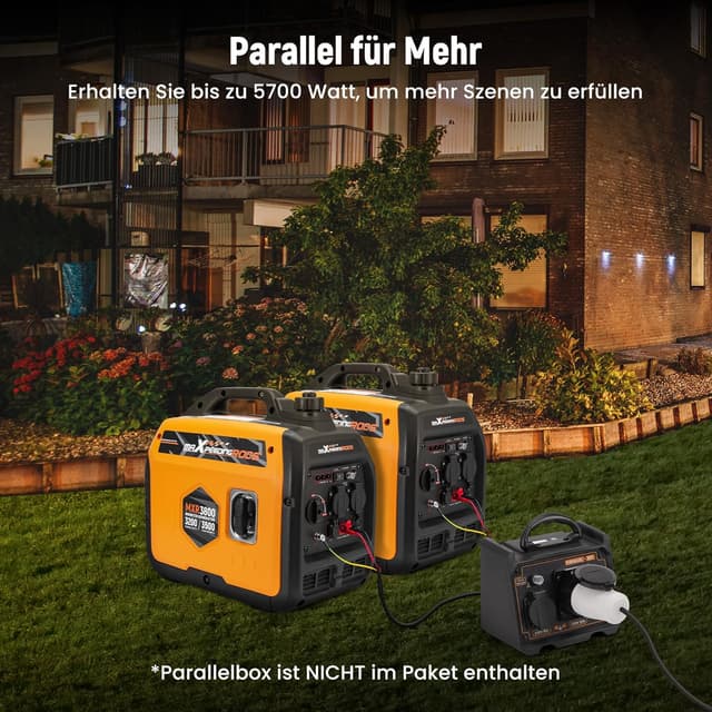 Thumbnail 5 de maXpeedingrods Inverter 3500W Stromerzeuger für Camping ⛺