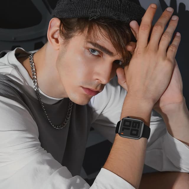 Detalle 2 de Bracelet Sport ELETTRONEO SBC1 en silicone pour Apple Watch (Rose millénaire)