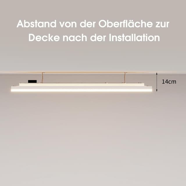 Thumbnail 6 de Riscaldamento a infrarossi da soffitto con LED e termostato, 1.190 Watt
