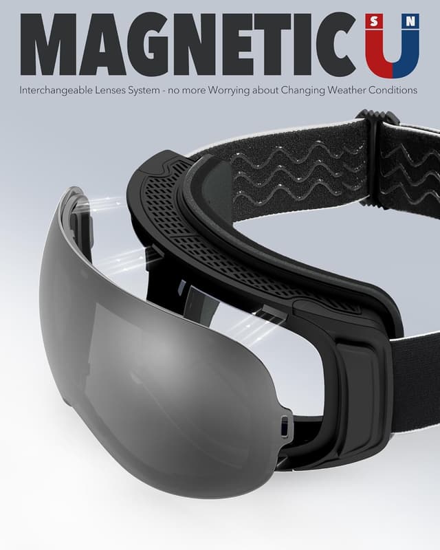 Thumbnail 2 de Findway Magnetic Ski Goggles OTG