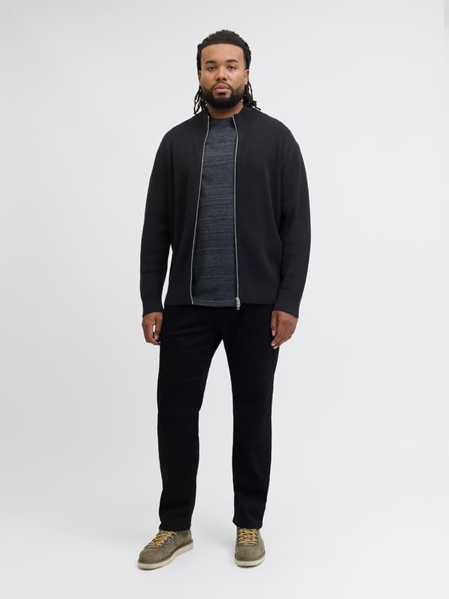 Detalle de JACK & JONES Jjeperfect Knit Zip Cardigan da uomo