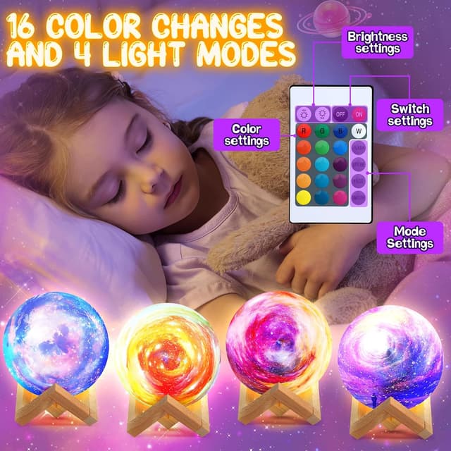 Thumbnail 4 de Pourbibi Mondlampe Space Kit 13 cm 🌙