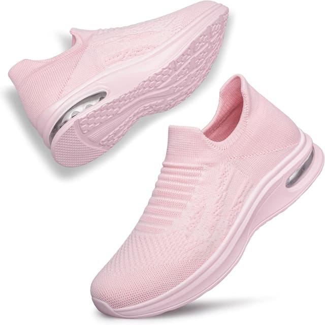 Thumbnail 6 de Womens Slip On Trainers Breathable Walking Shoes