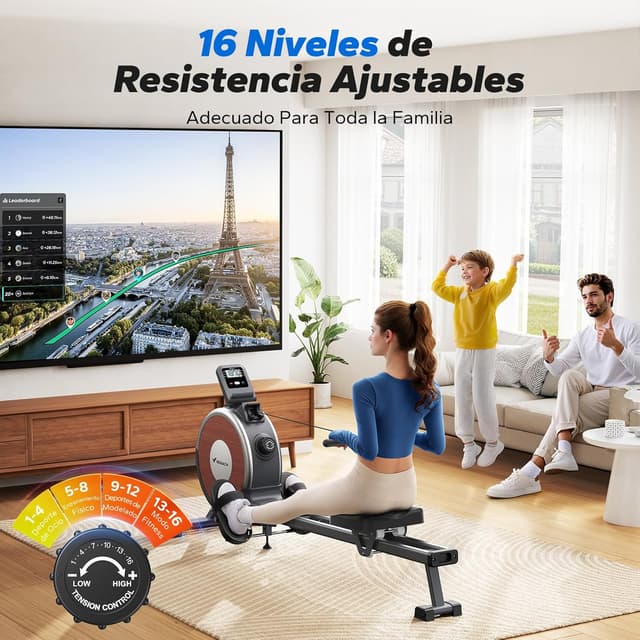 Thumbnail 4 de MERACH Máquina de Remo para Casa 158 kg