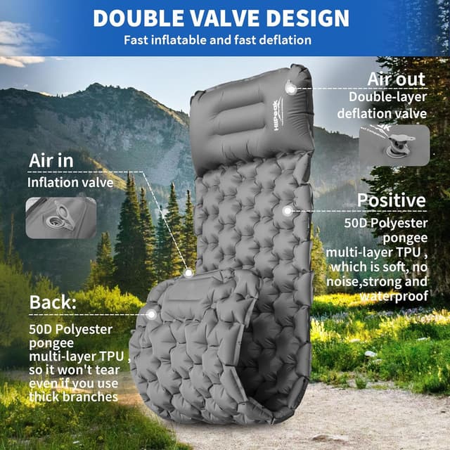 Thumbnail 4 de HiiPeak Camping Sleeping Pad ultralight inflatable pad ⛺